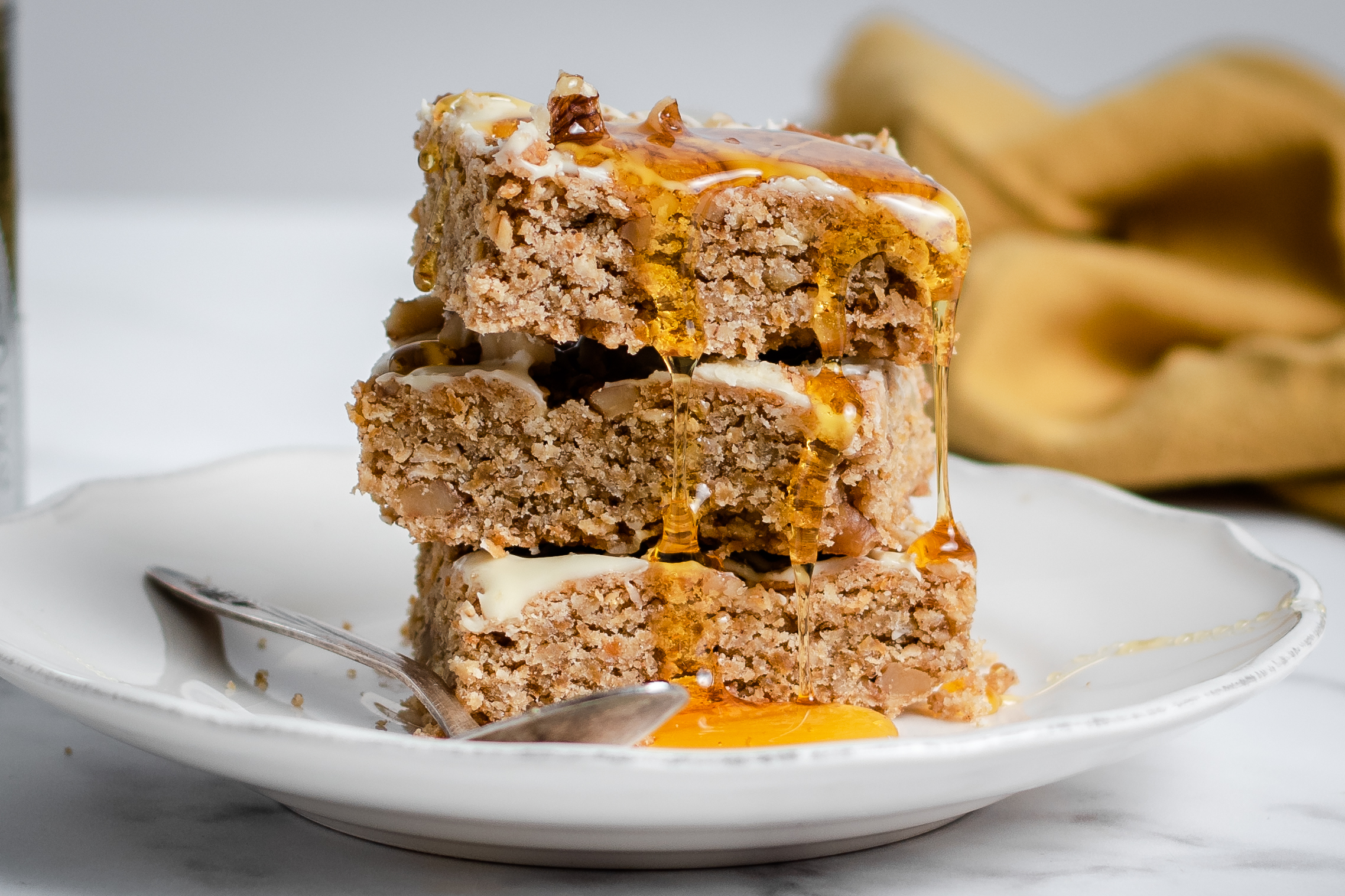 Carrot & Walnut Flapjack